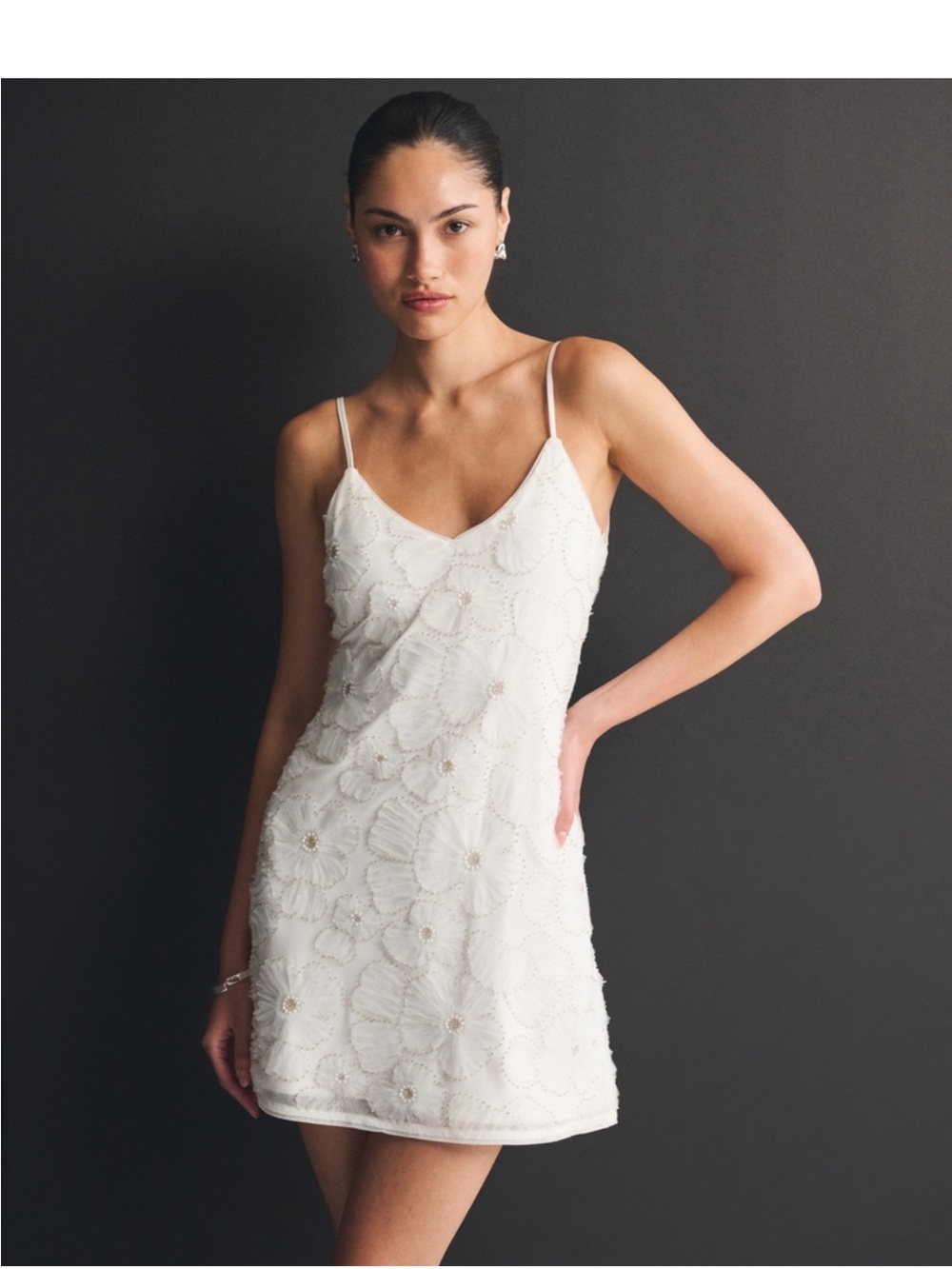 A&F Embellished shift mini dress